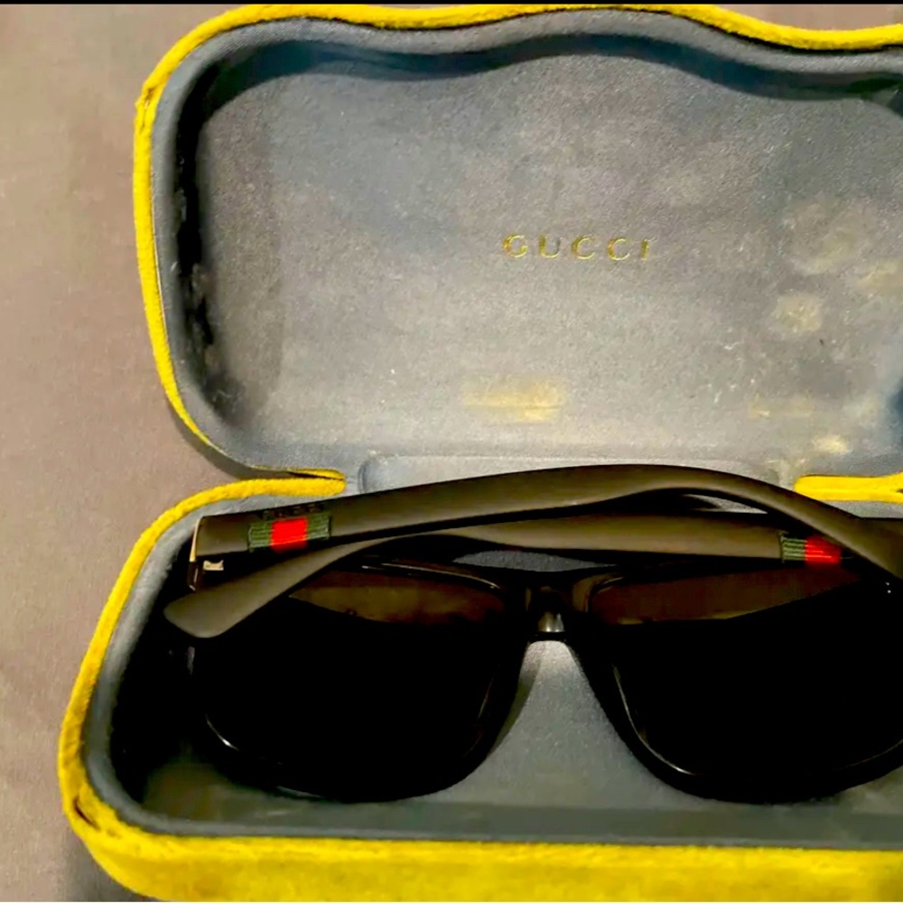 Dark Gucci sunglasses